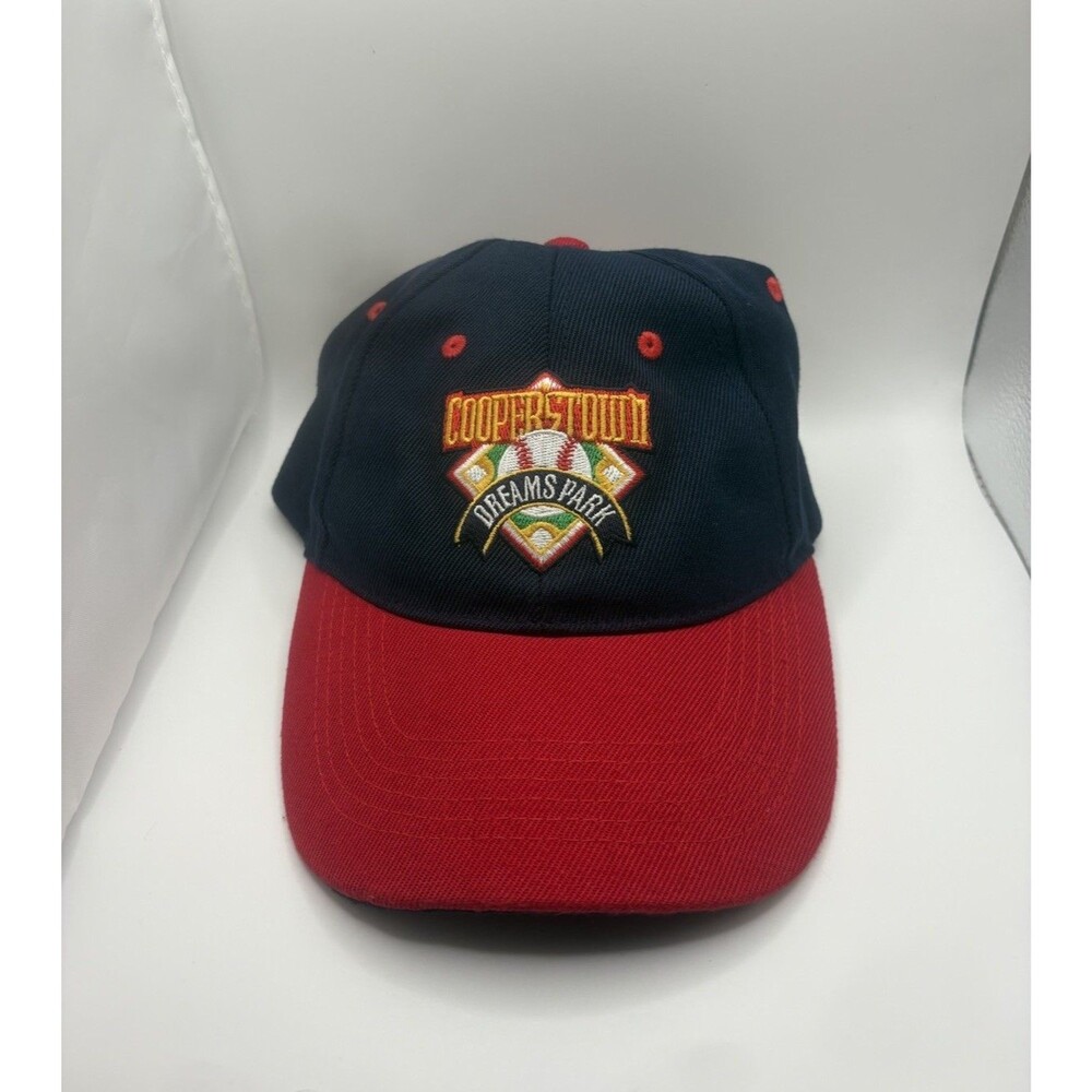 MLB Cooperstown Dreams Park Baseball Hat Blue/Red Adjustable Authentic